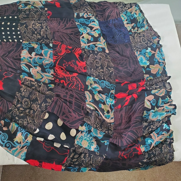 Ruby 'n' Style Boho Hippie Festival Peasant Patch Work Skirt - Picture 3 of 4